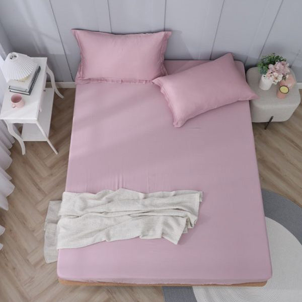 モランディピンク無地｜80番手リヨセル寝具