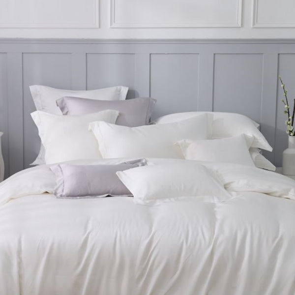 クラシックホワイト無地｜80番手リヨセル寝具