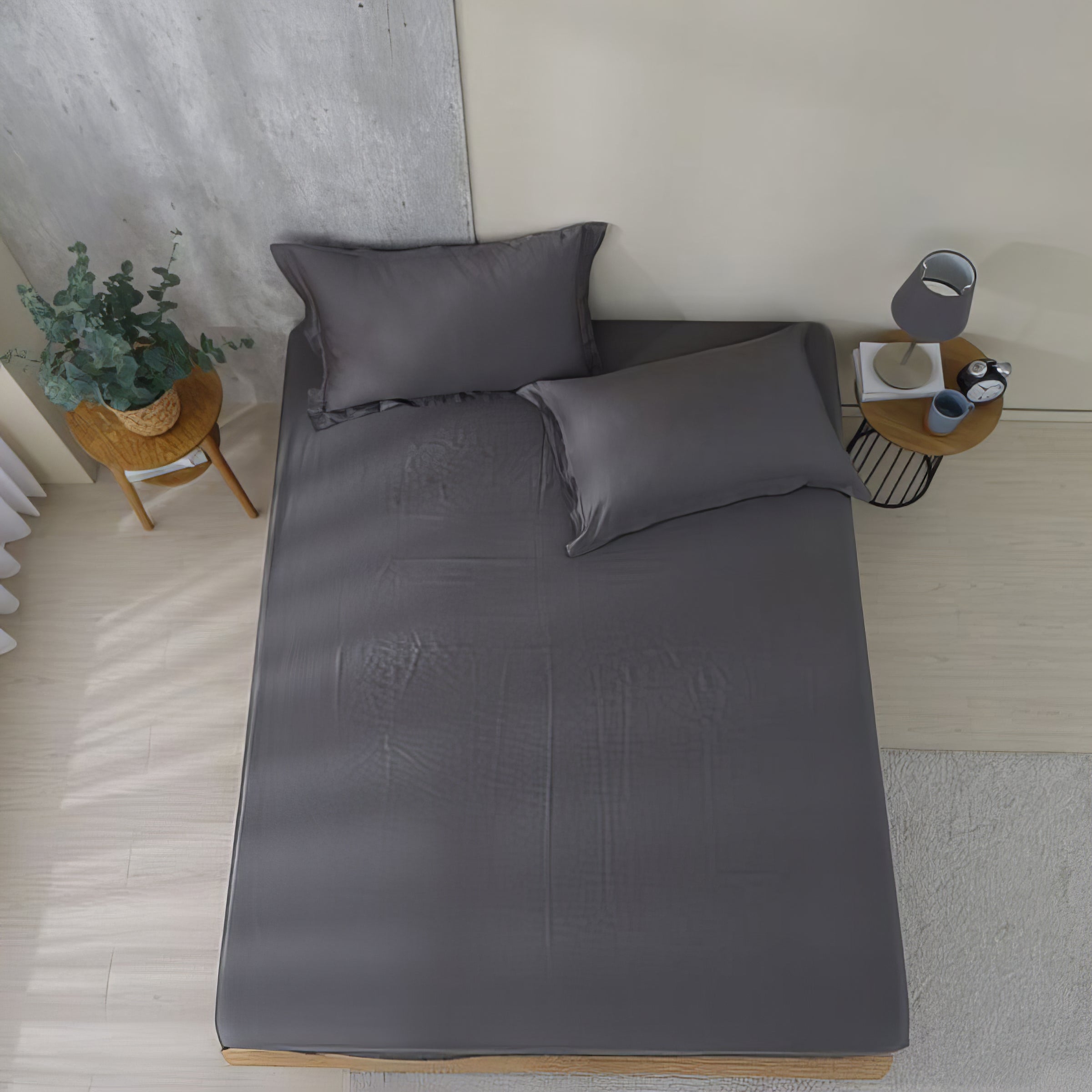 アッシュグレー｜60番手リヨセル寝具